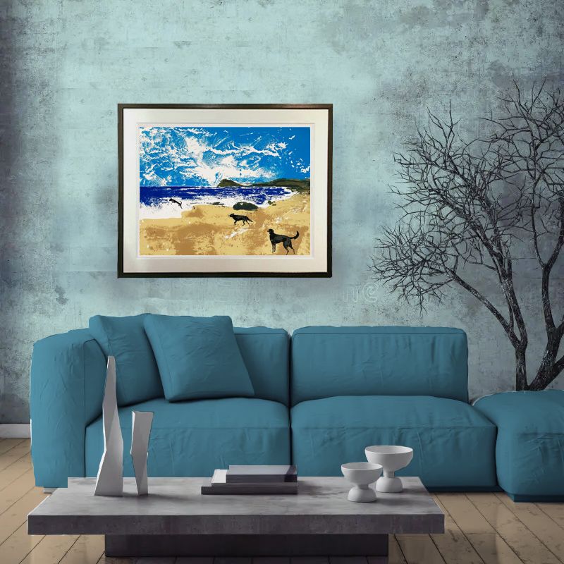 Dogs on a Beach by Tim Southall - Secondary Image