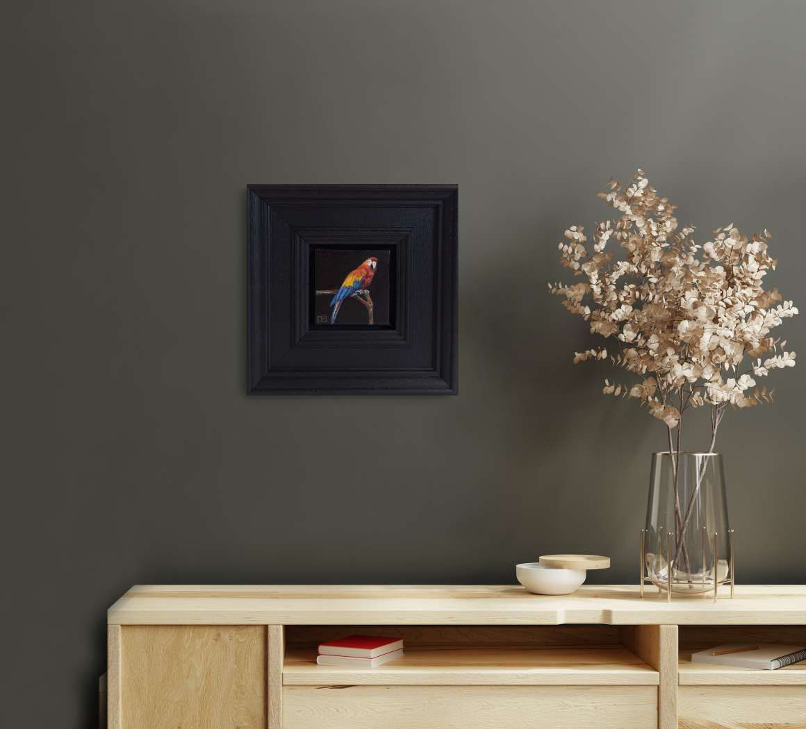 Macaw Jungle Collection Pocket Painting  by Dani Humberstone - Secondary Image