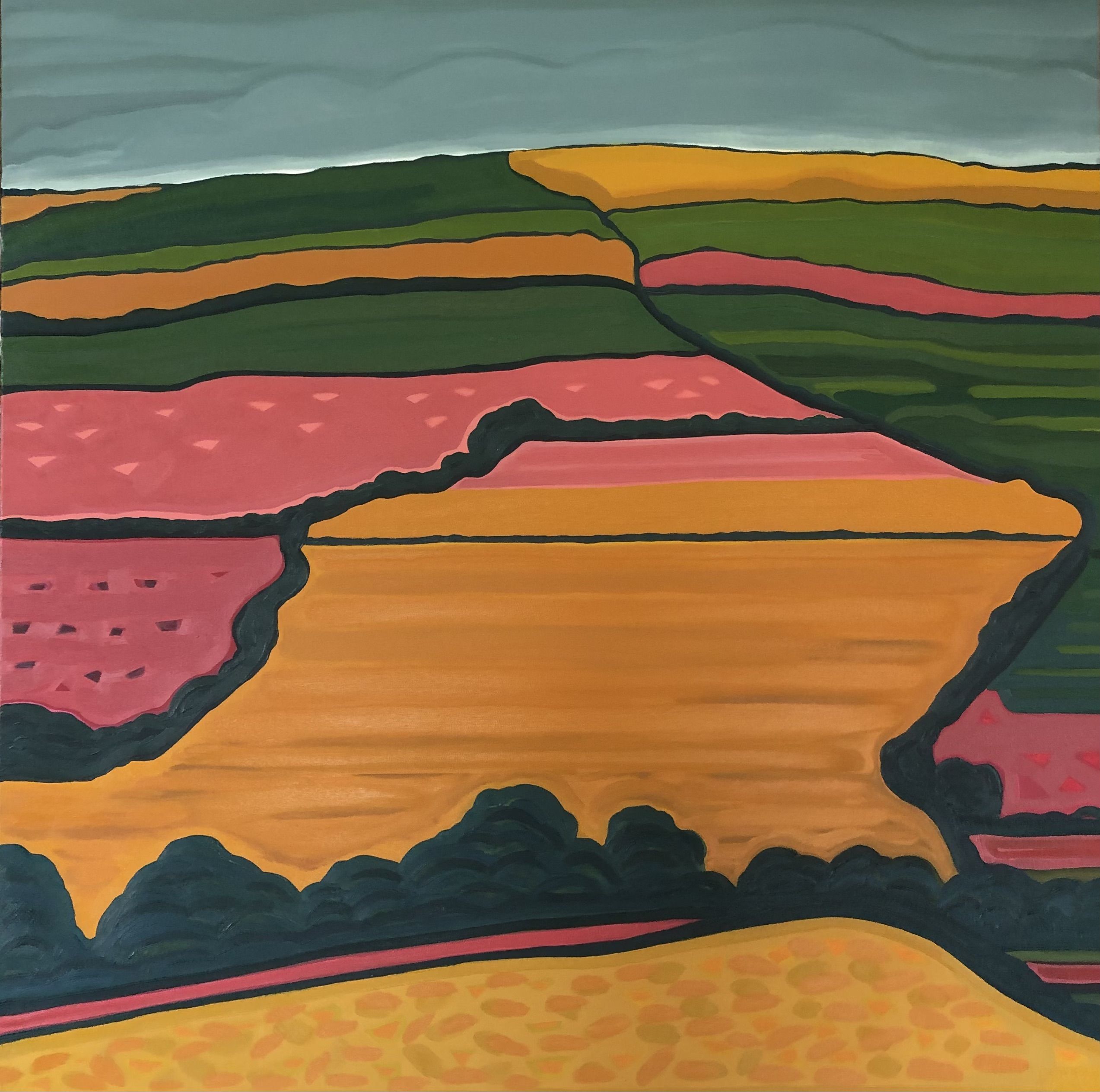 Rainbow Fields  no.2 by Alexa Roscoe