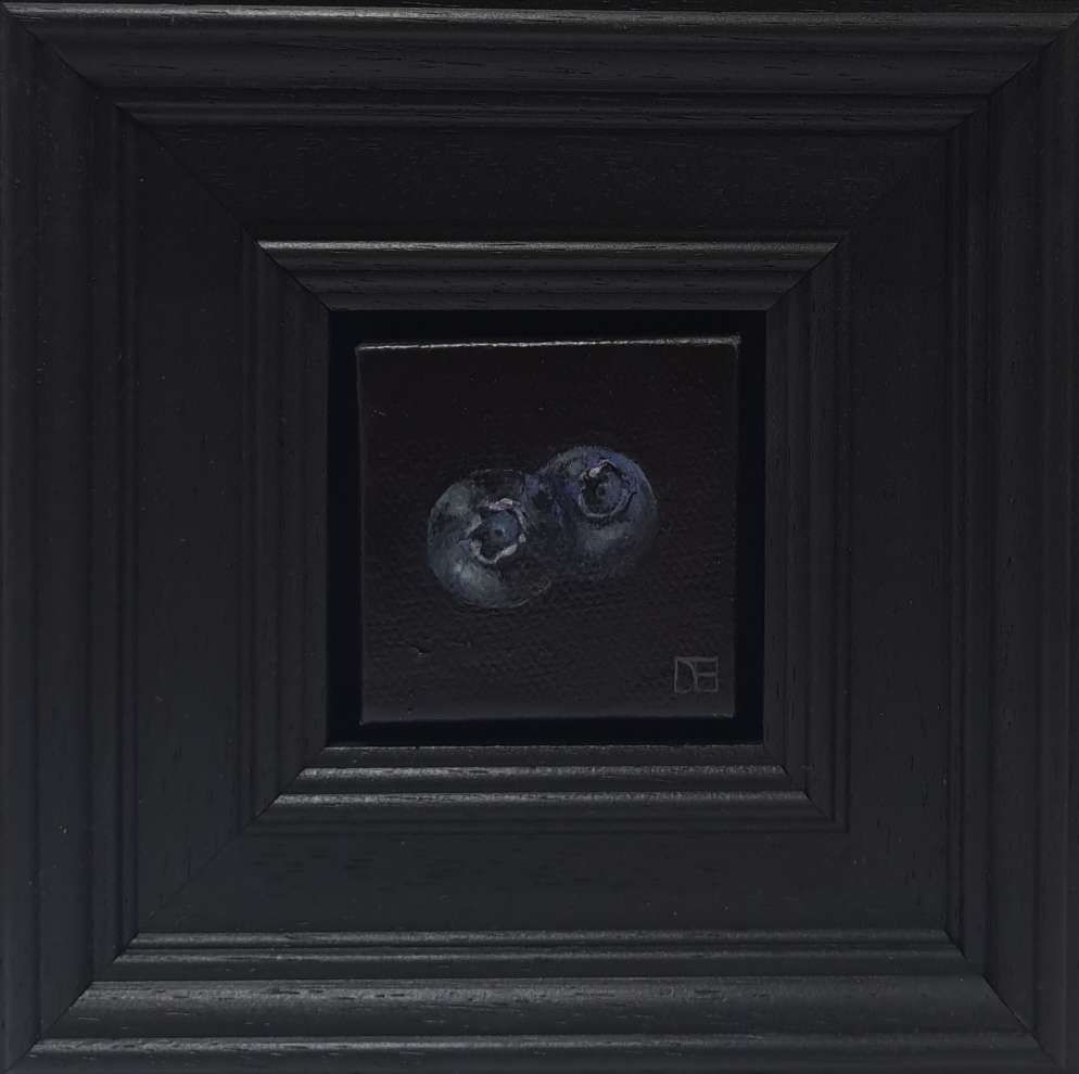 Blueberries 5c Pocket Painting  by Dani Humberstone