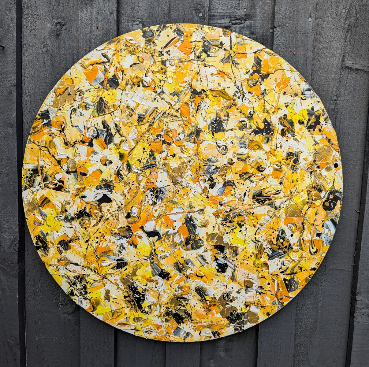 Abstract Synapses - Dance Of The Bumble Bee #7 by Lucy Moore - Secondary Image