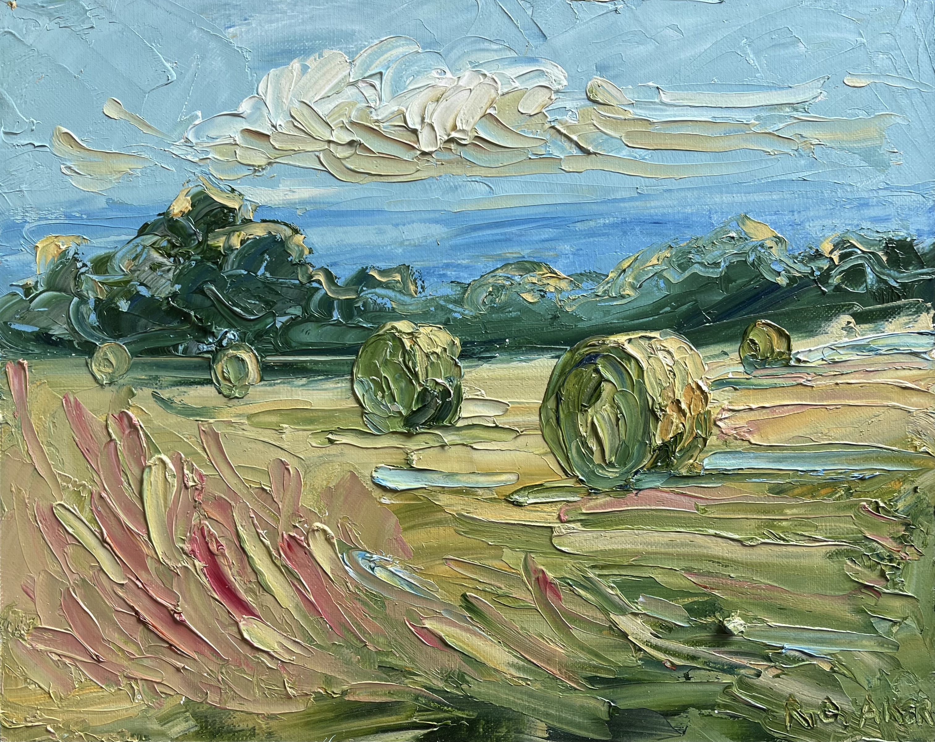 Cotswold bales II by Rupert Aker