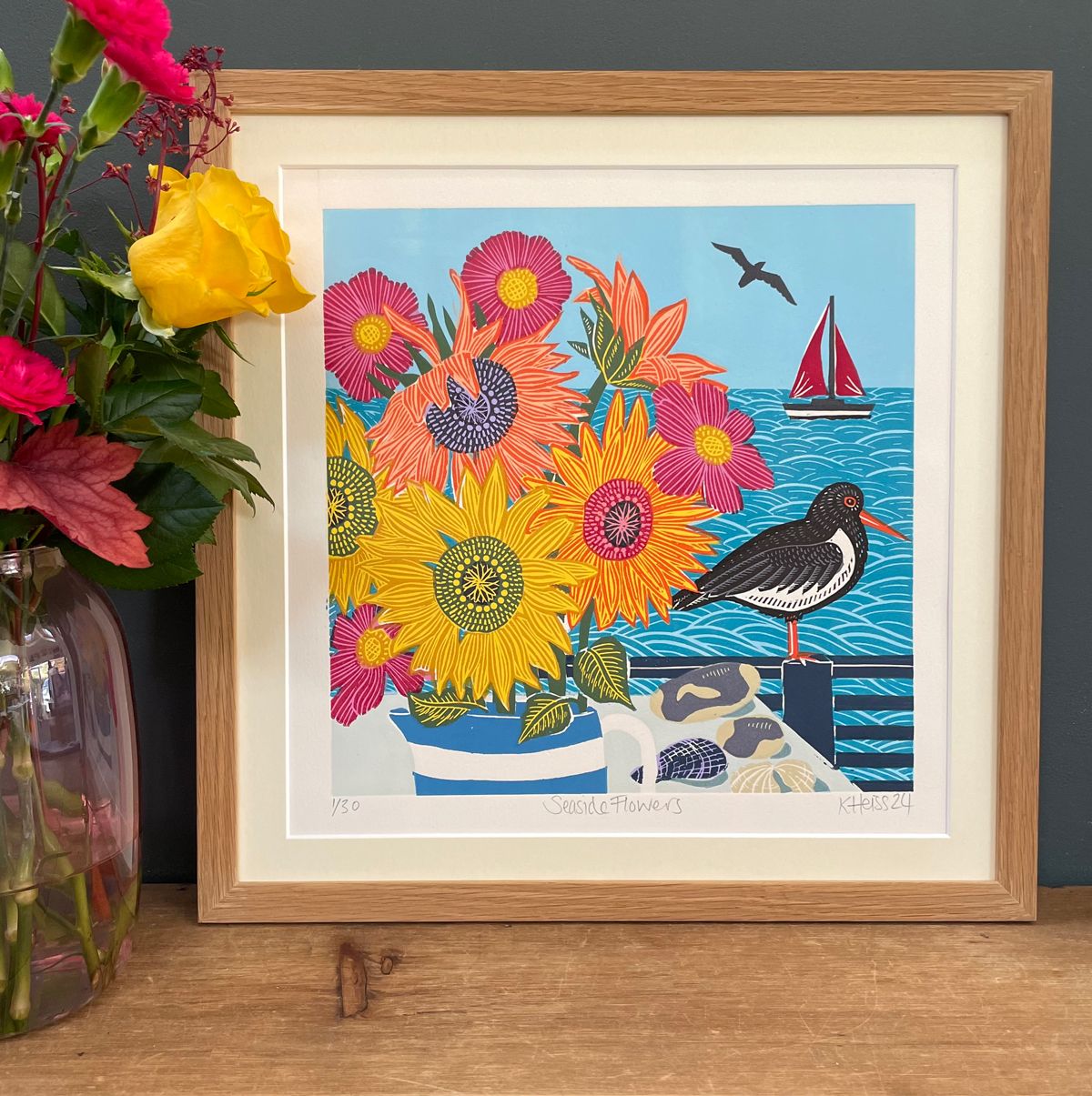 Seaside Flowers by Kate Heiss - Secondary Image