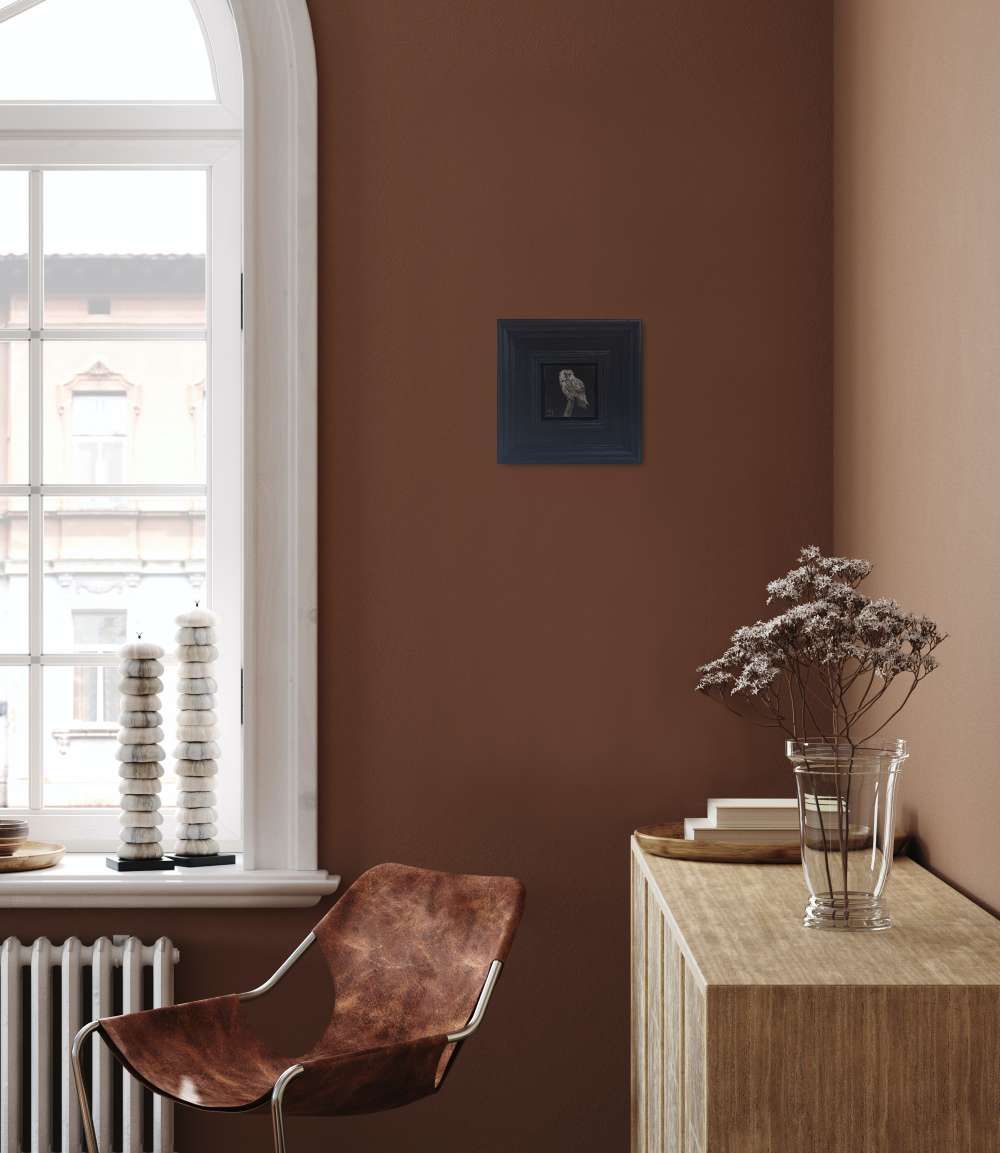 Owl Tawny Pocket Painting  by Dani Humberstone - Secondary Image