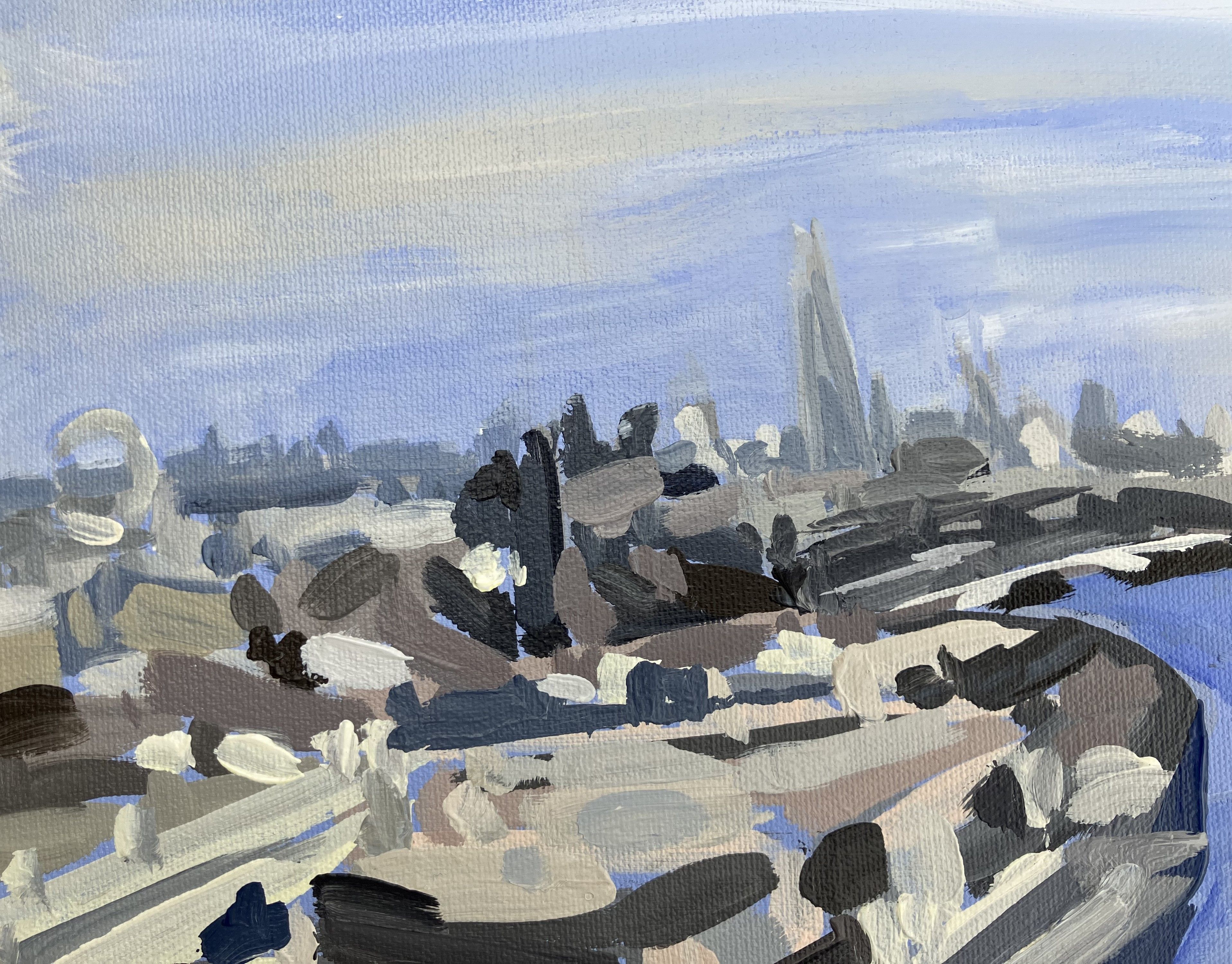 VIEW FROM THE TOP OF BATTERSEA POWER STATION by Sarah Adams - Secondary Image