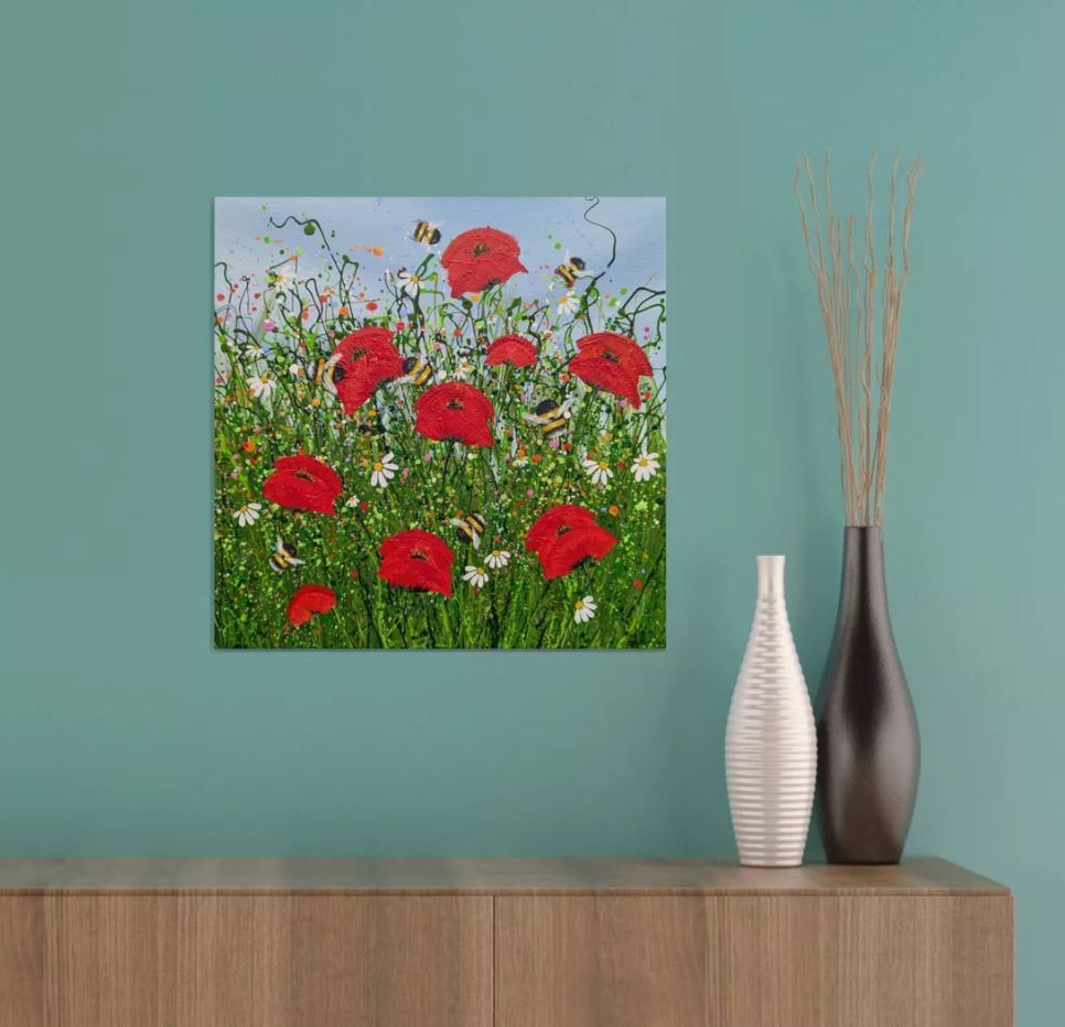 Poppy Meadow Delight #2 by Lucy Moore - Secondary Image