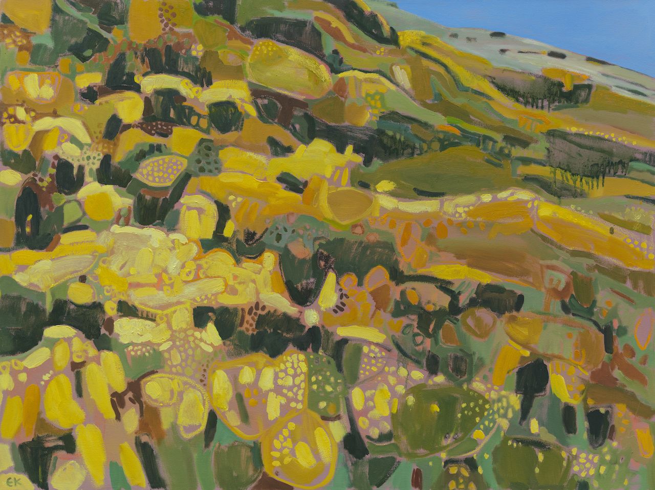 Wind Across the Gorse by Elaine Kazimierczuk