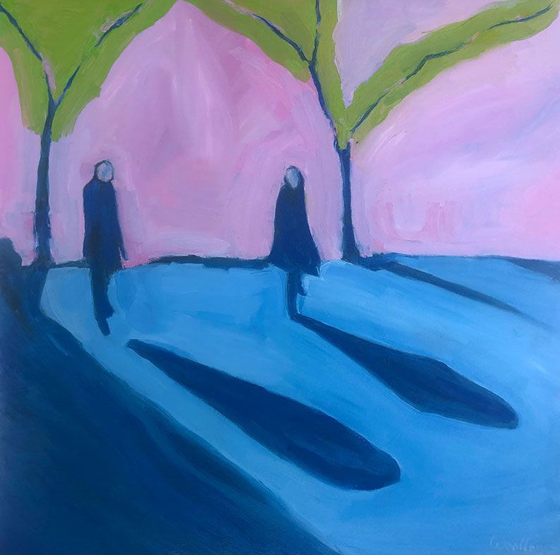 Winter Shadows 27 by Eleanor Woolley