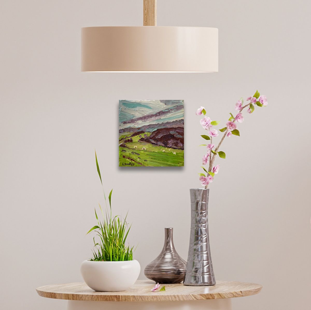 Wye Valley Sheep by Eleanor Woolley - Secondary Image