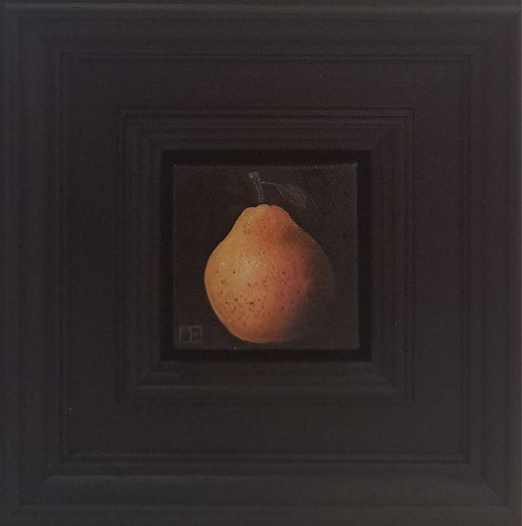 Blush Pear Yellow Pocket Painting  by Dani Humberstone
