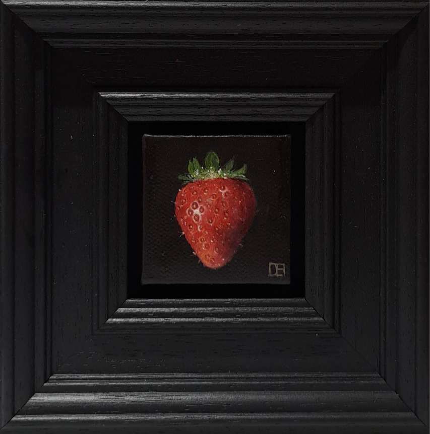 Strawberry Red Pocket Painting  2c by Dani Humberstone