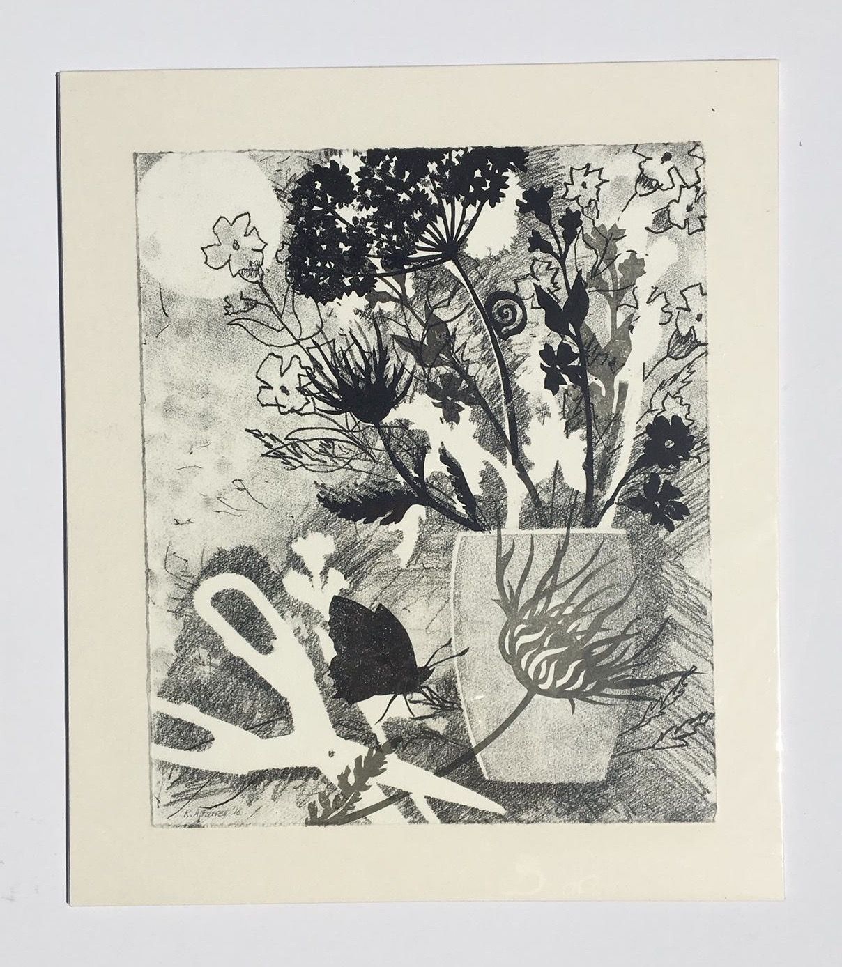 Swallowtail and Wild Carrot by Rosemary Farrer - Secondary Image