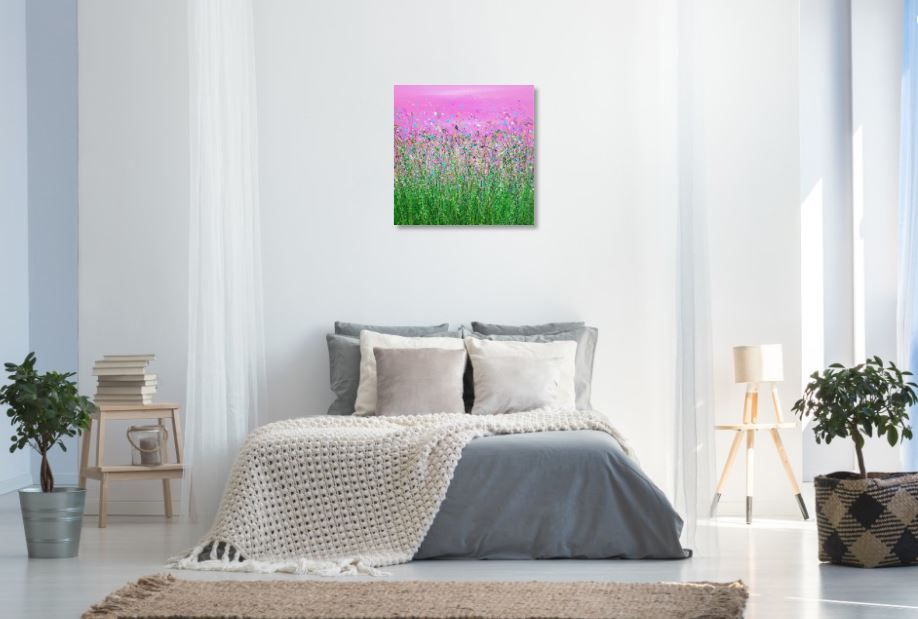 Flamingo Sky Meadows #4 by Lucy Moore - Secondary Image