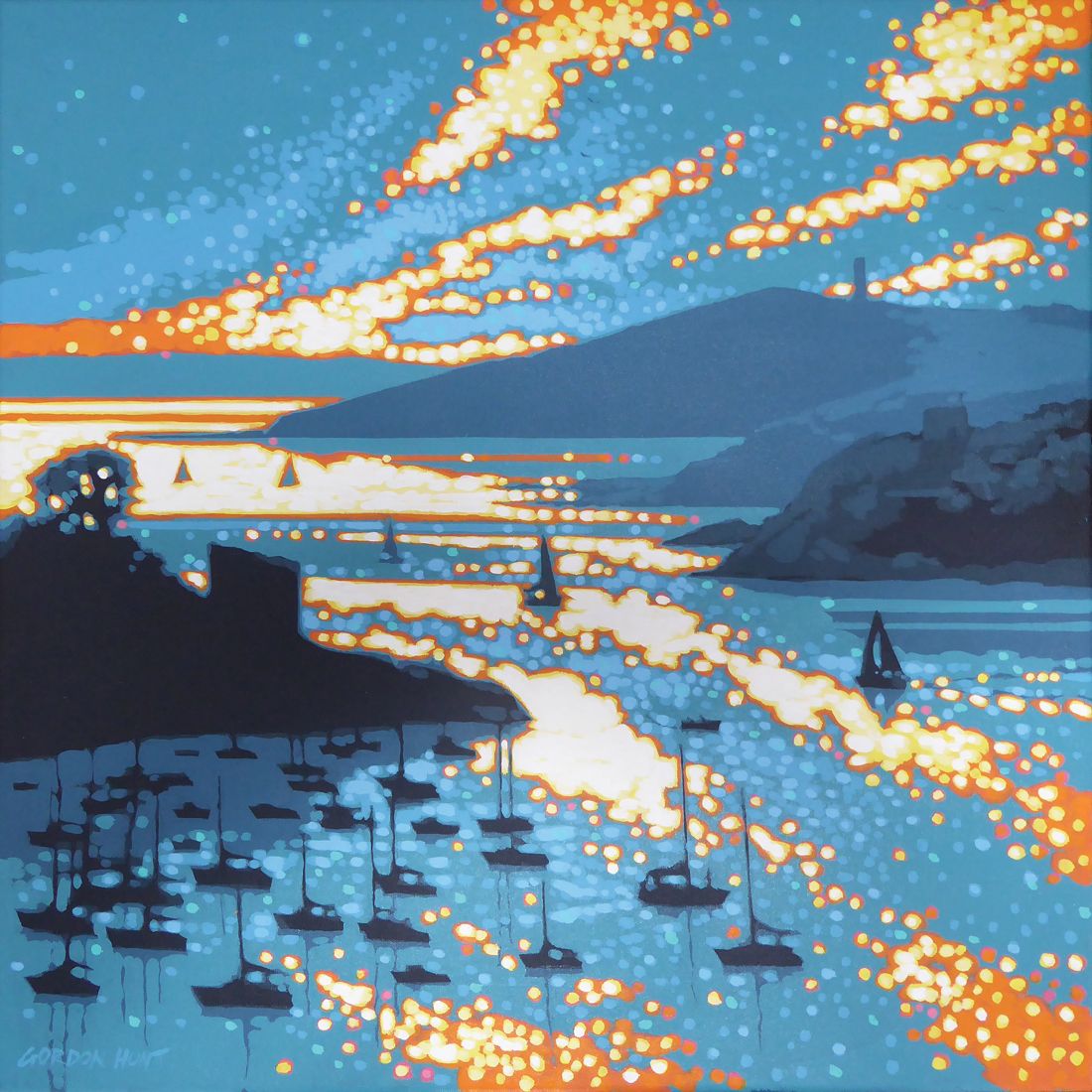 Hall Walk sparkles - Large by Gordon Hunt