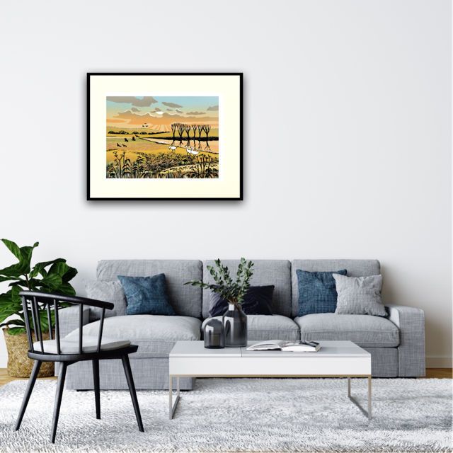 Geese by the River by Rob Barnes - Secondary Image