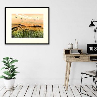 Swallows in Summer by Rob Barnes - Secondary Image