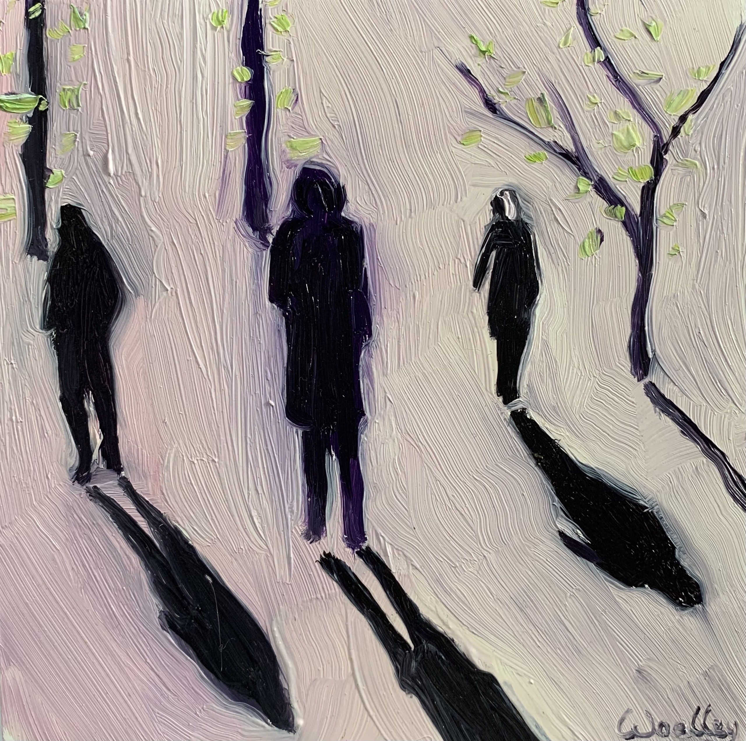 Winter Shadows 22 by Eleanor Woolley