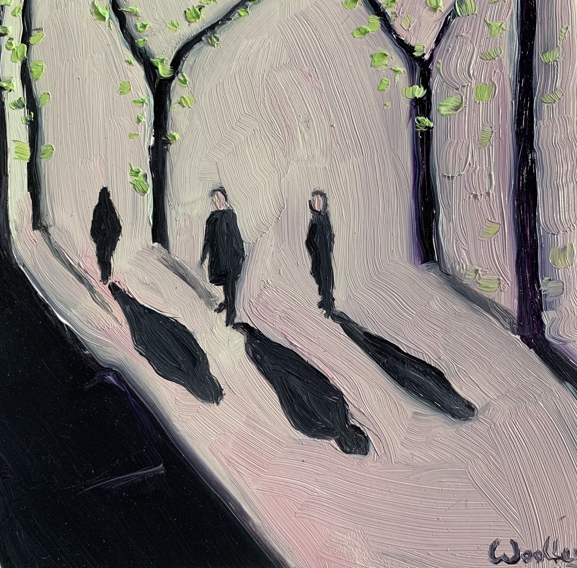 Winter Shadows 23 by Eleanor Woolley