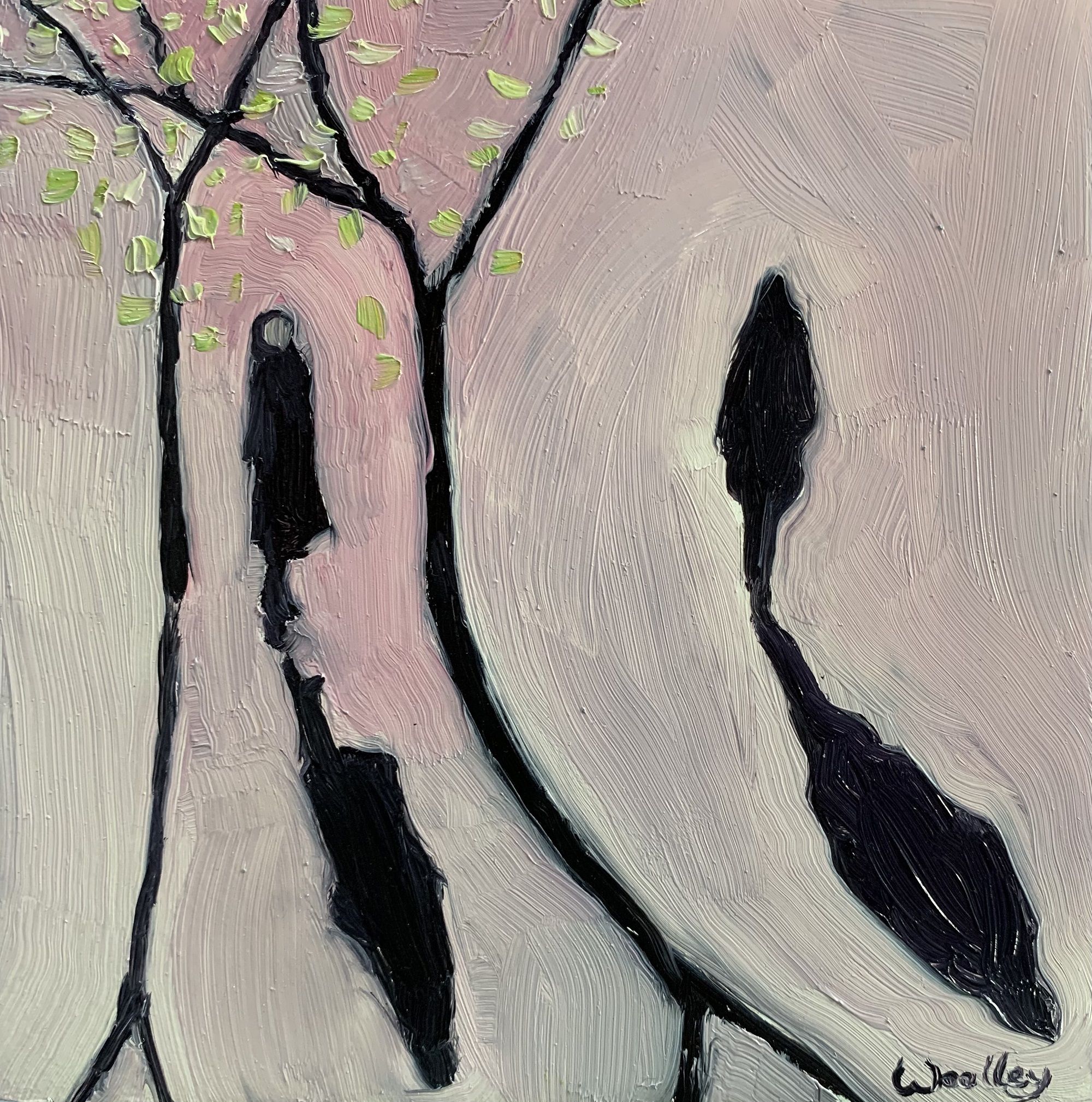 Winter Shadows 24 by Eleanor Woolley