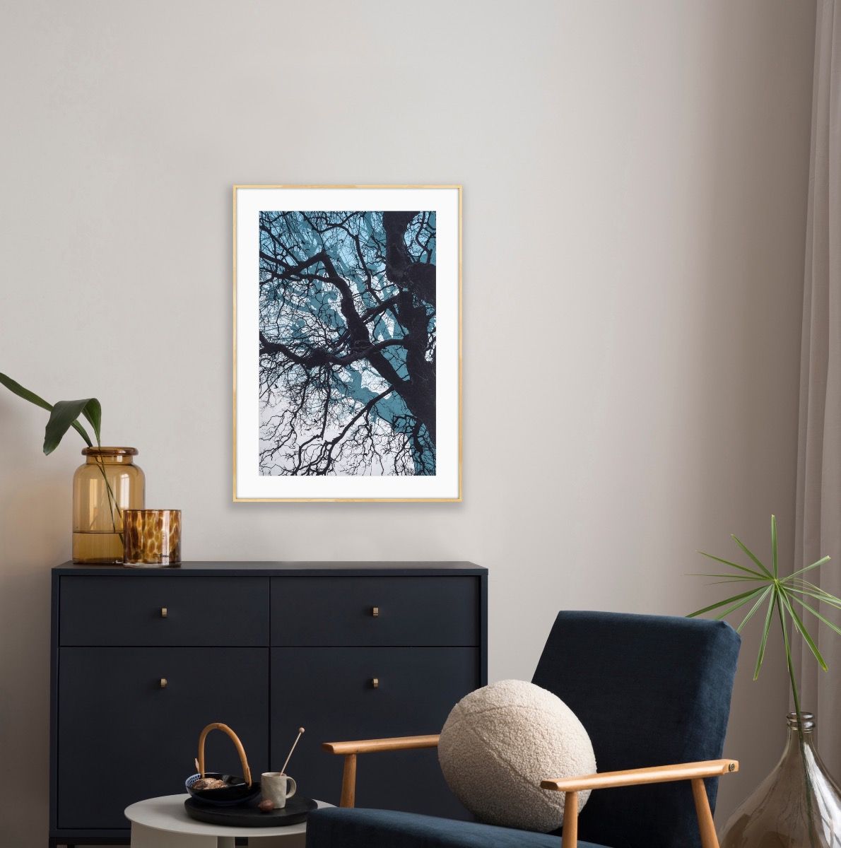 Branches Blue by Fiona Hamilton - Secondary Image