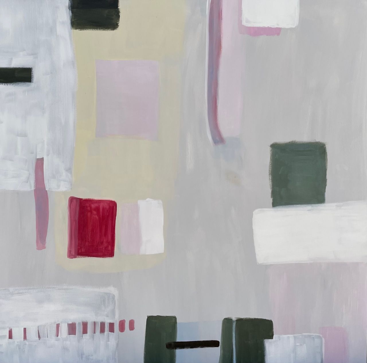 Field Pattern White by Fleur Park