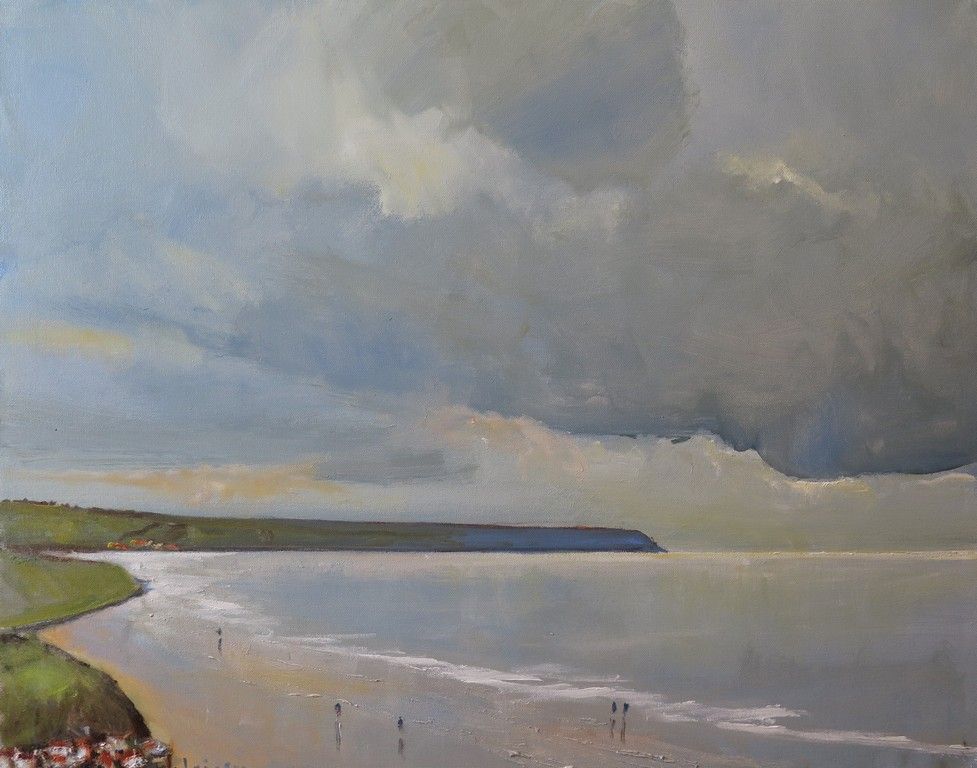 Sandsend from Whitby by Malcom Ludvigsen