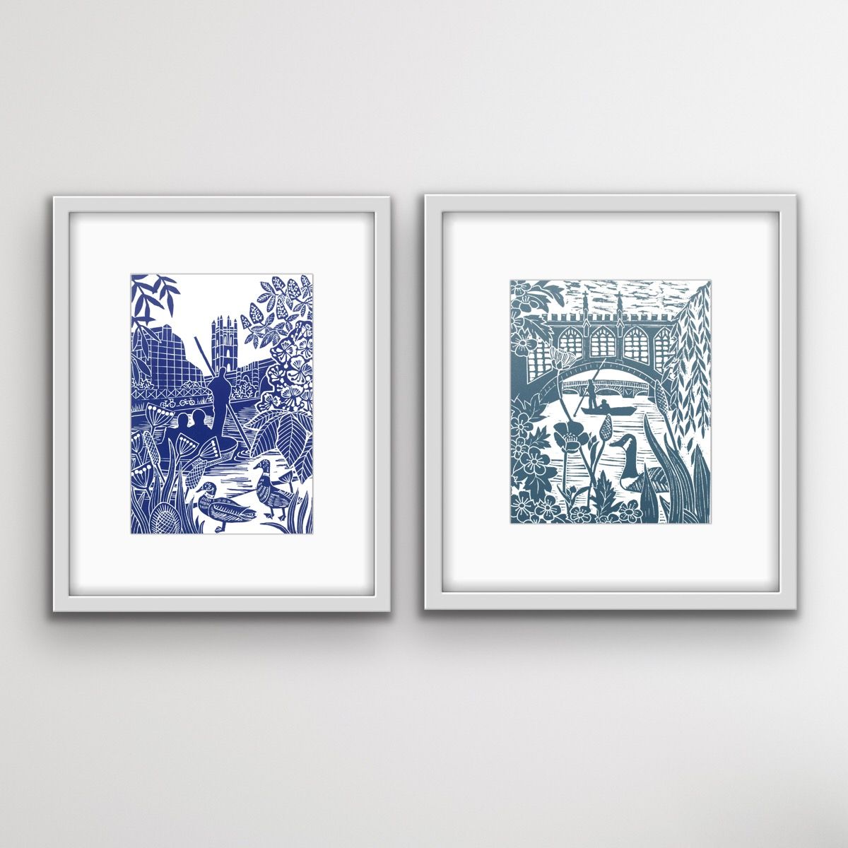 Oxford vs Cambridge Punting by Kate Heiss