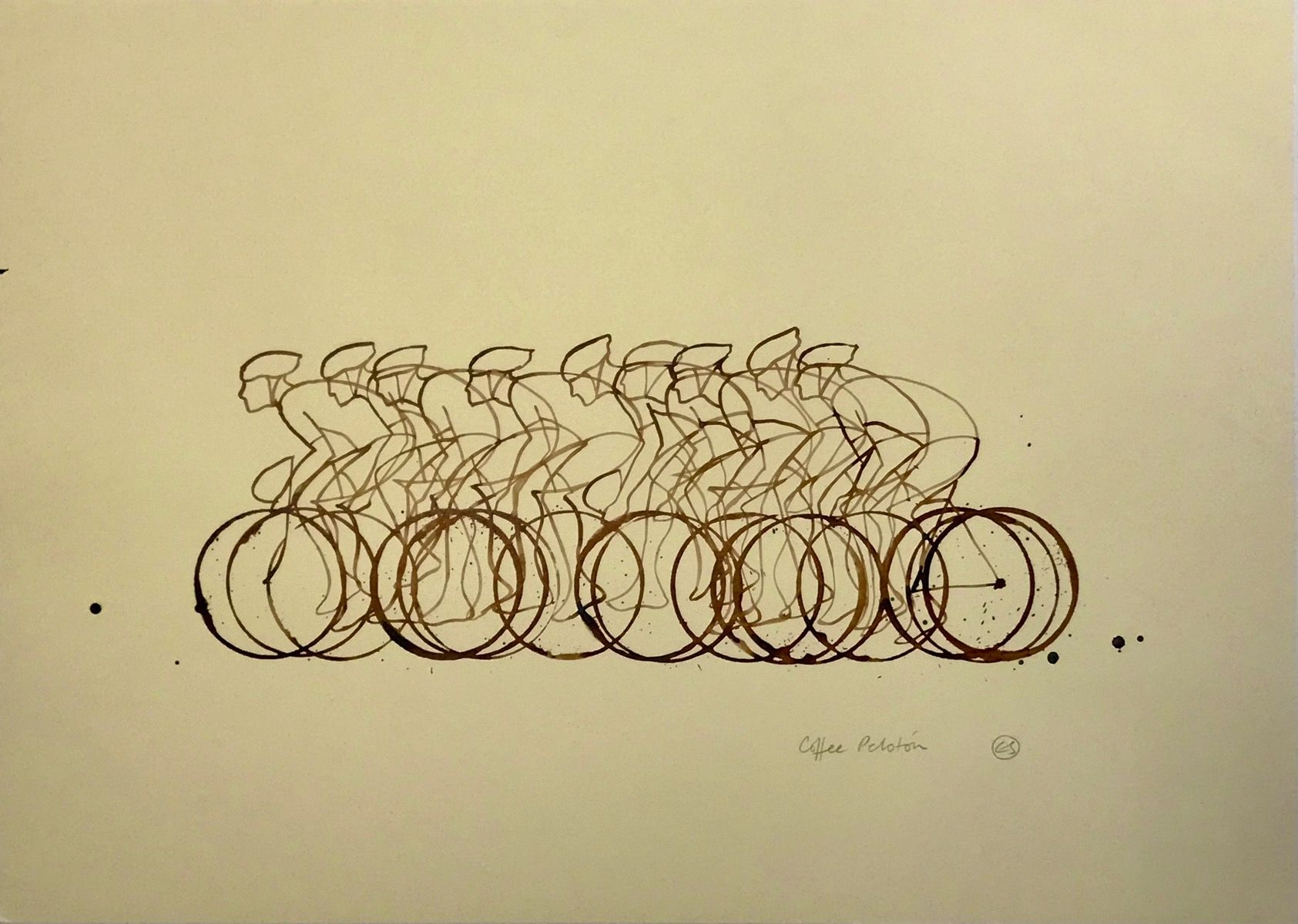 Coffee Peloton (cp07_Nov23) by Eliza Southwood