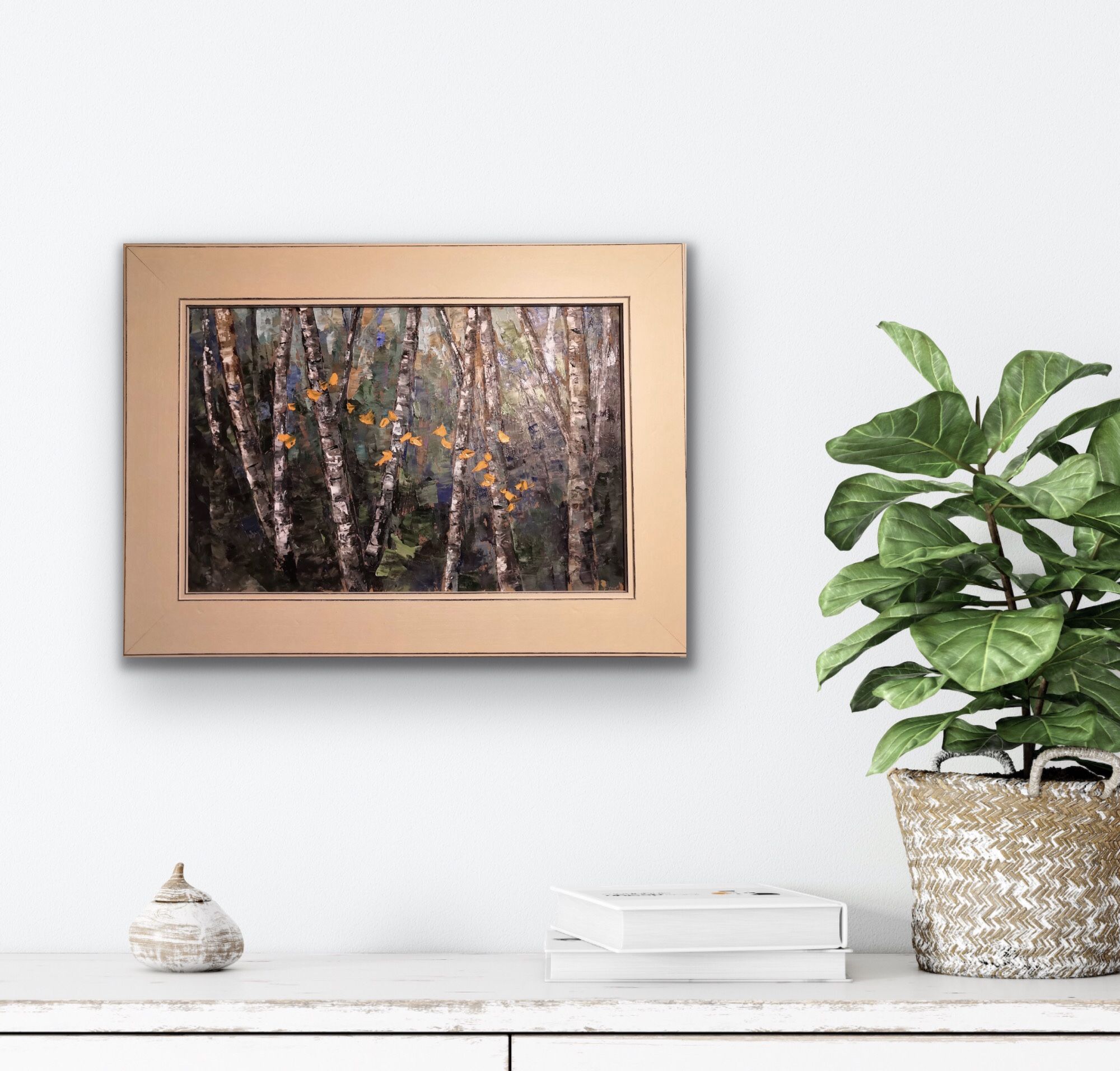 Autumn Birches by Andrea Bates - Secondary Image