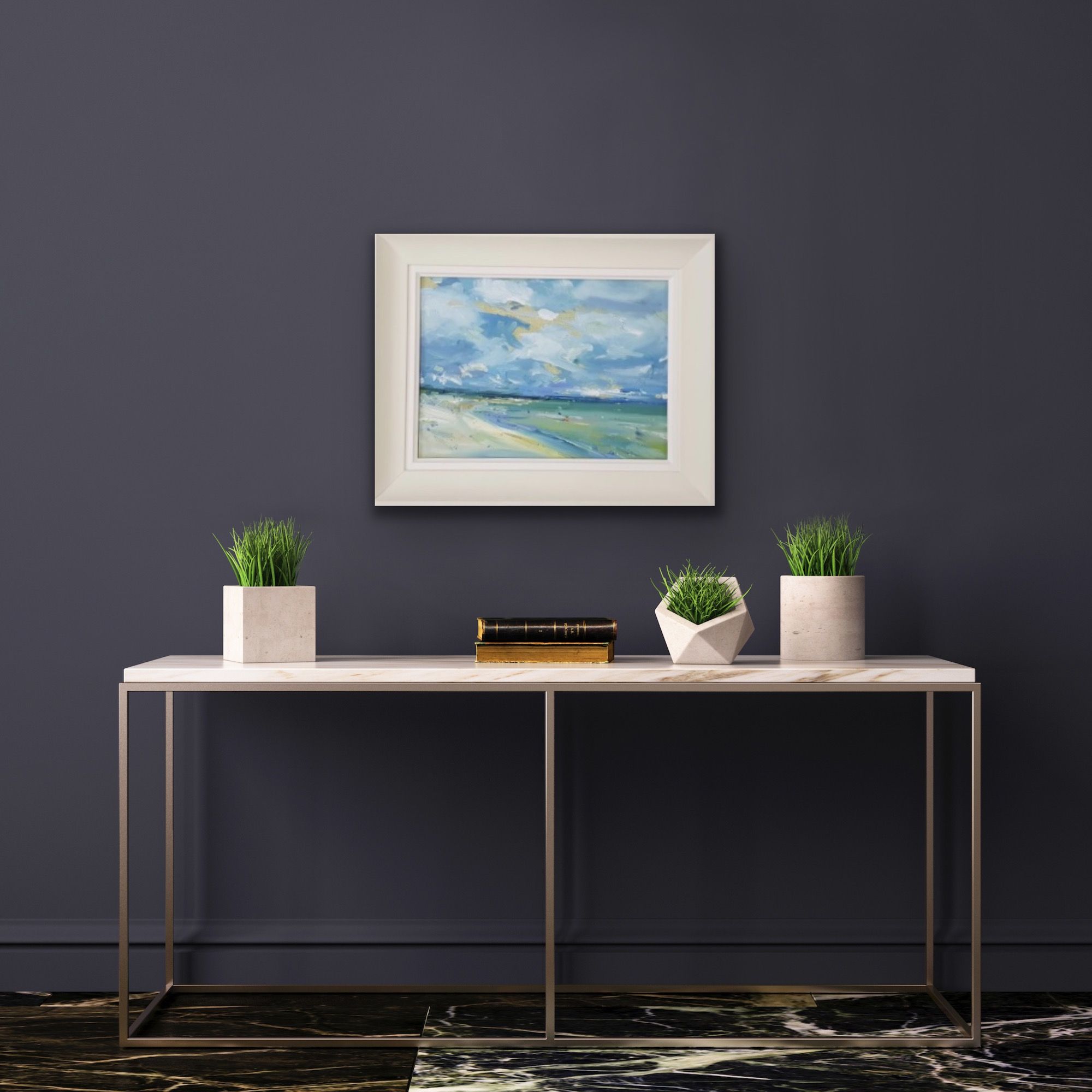 Beach with Changing Sky by Stephen Kinder - Secondary Image