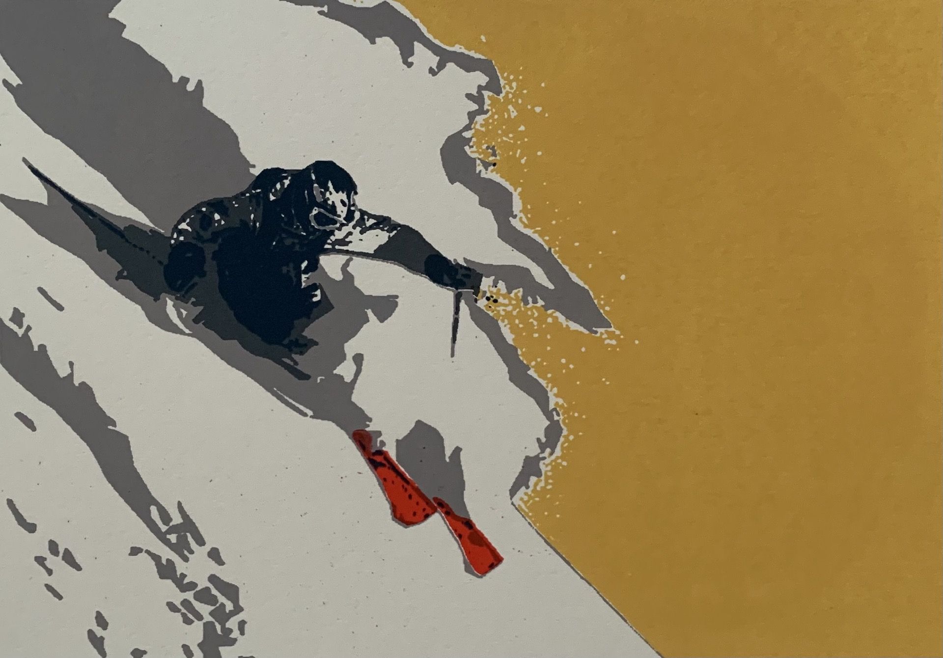 Powder Ride #7 by Robyn Forbes