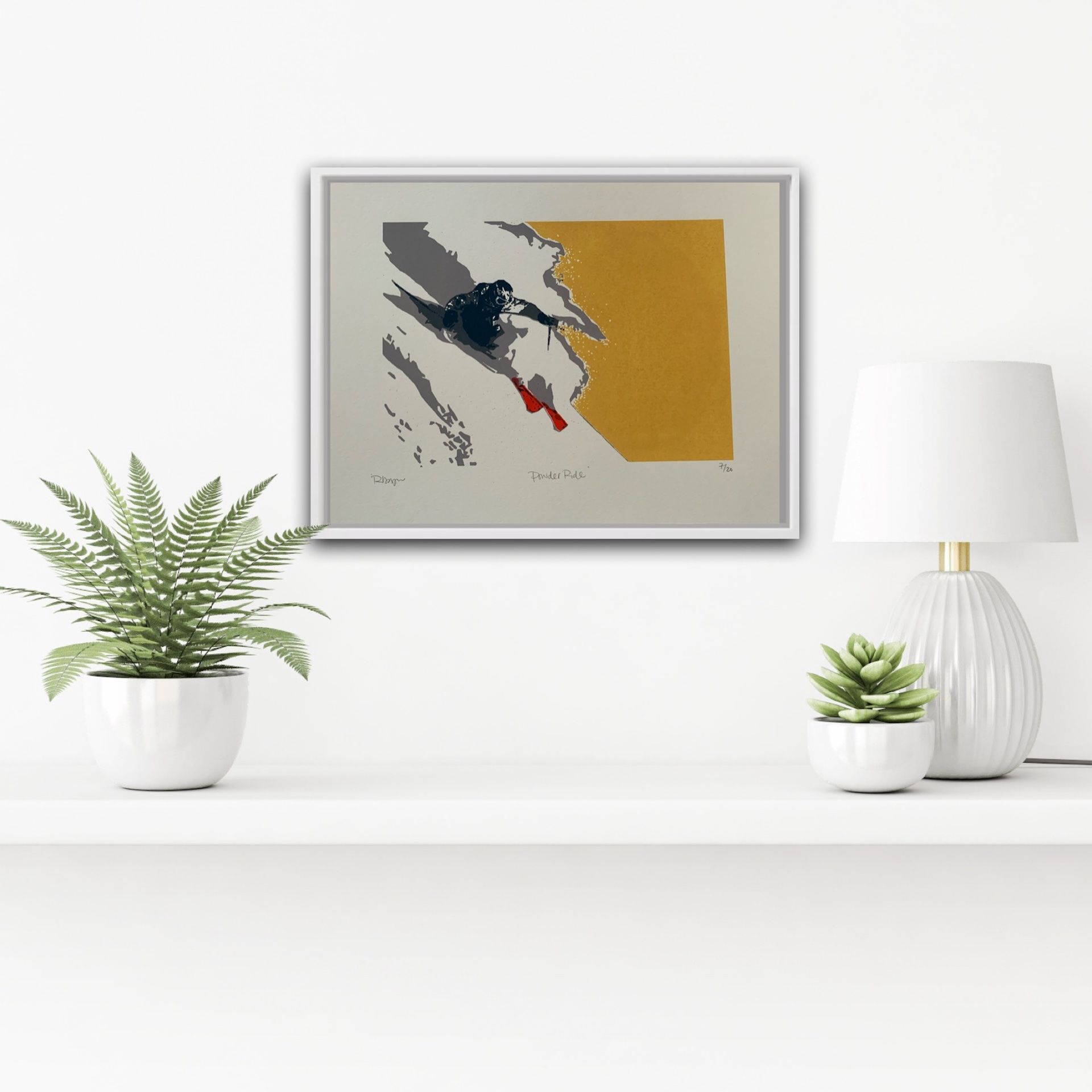 Powder Ride #7 by Robyn Forbes - Secondary Image