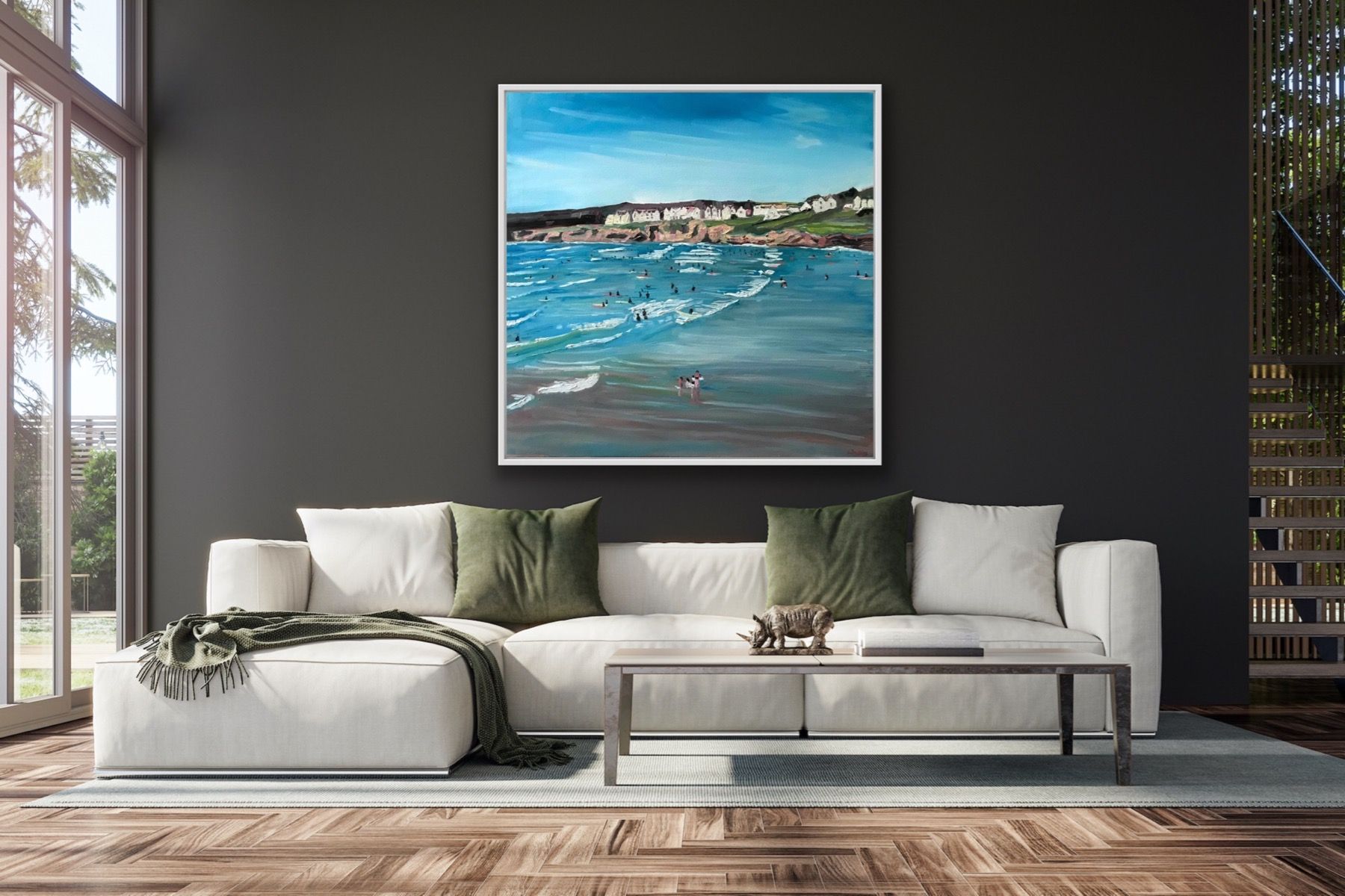 Polzeath Beach, Cornwall by Eleanor Woolley - Secondary Image