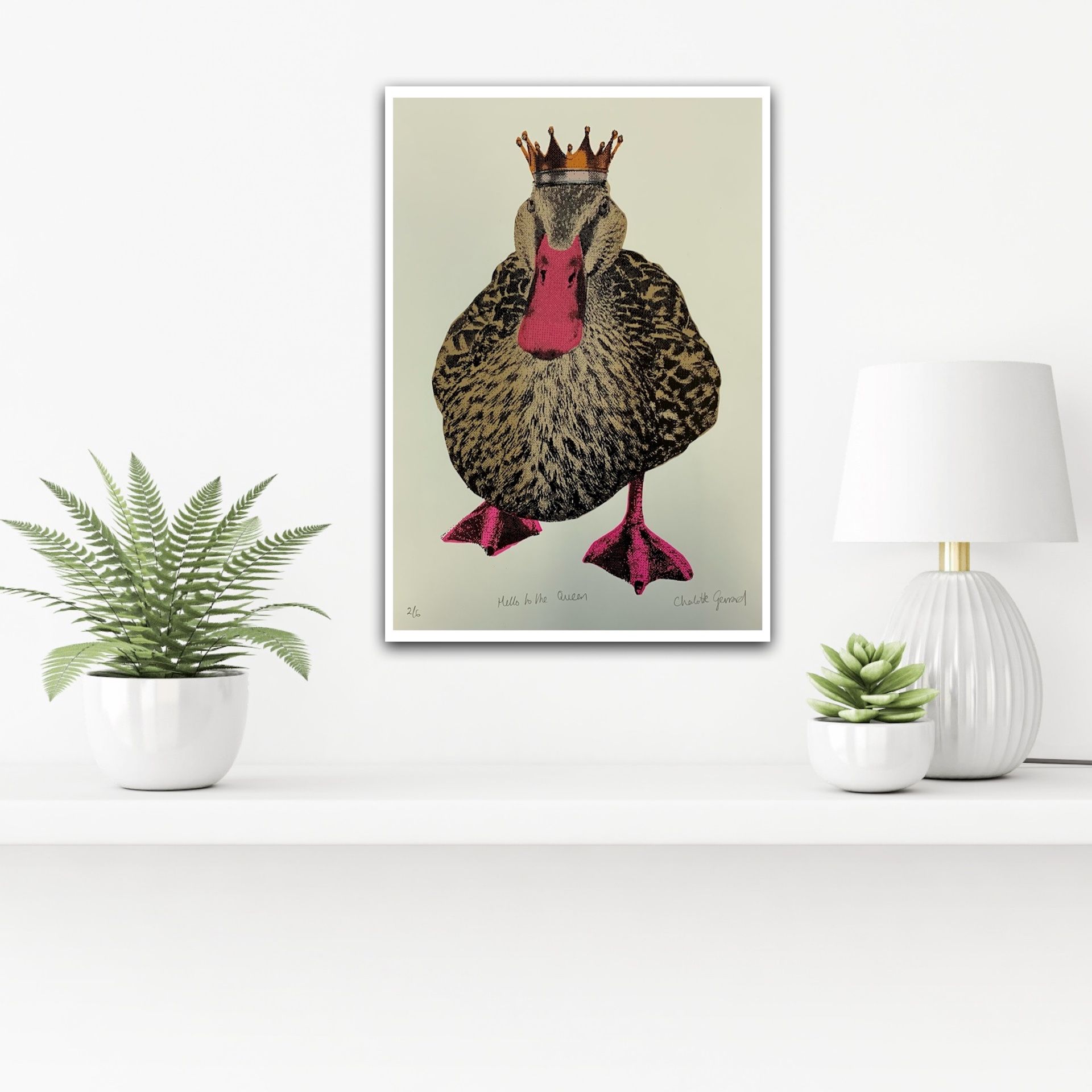 Hello To The Queen by Charlotte Gerrard - Secondary Image