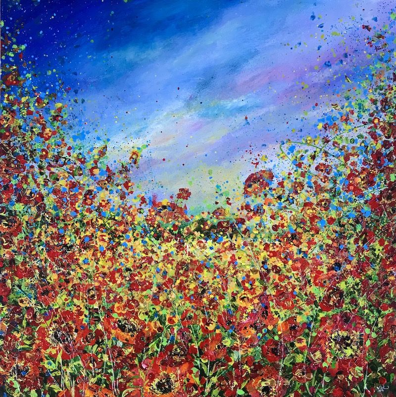 Red Poppy Field by Jan Rogers