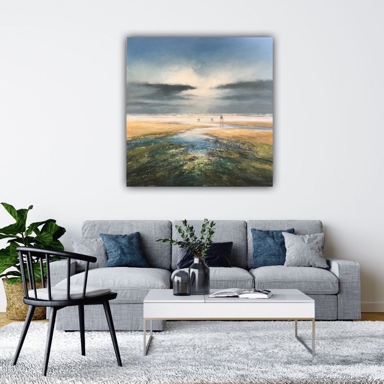 A Walk at Low Tide by Michael Sanders - Secondary Image