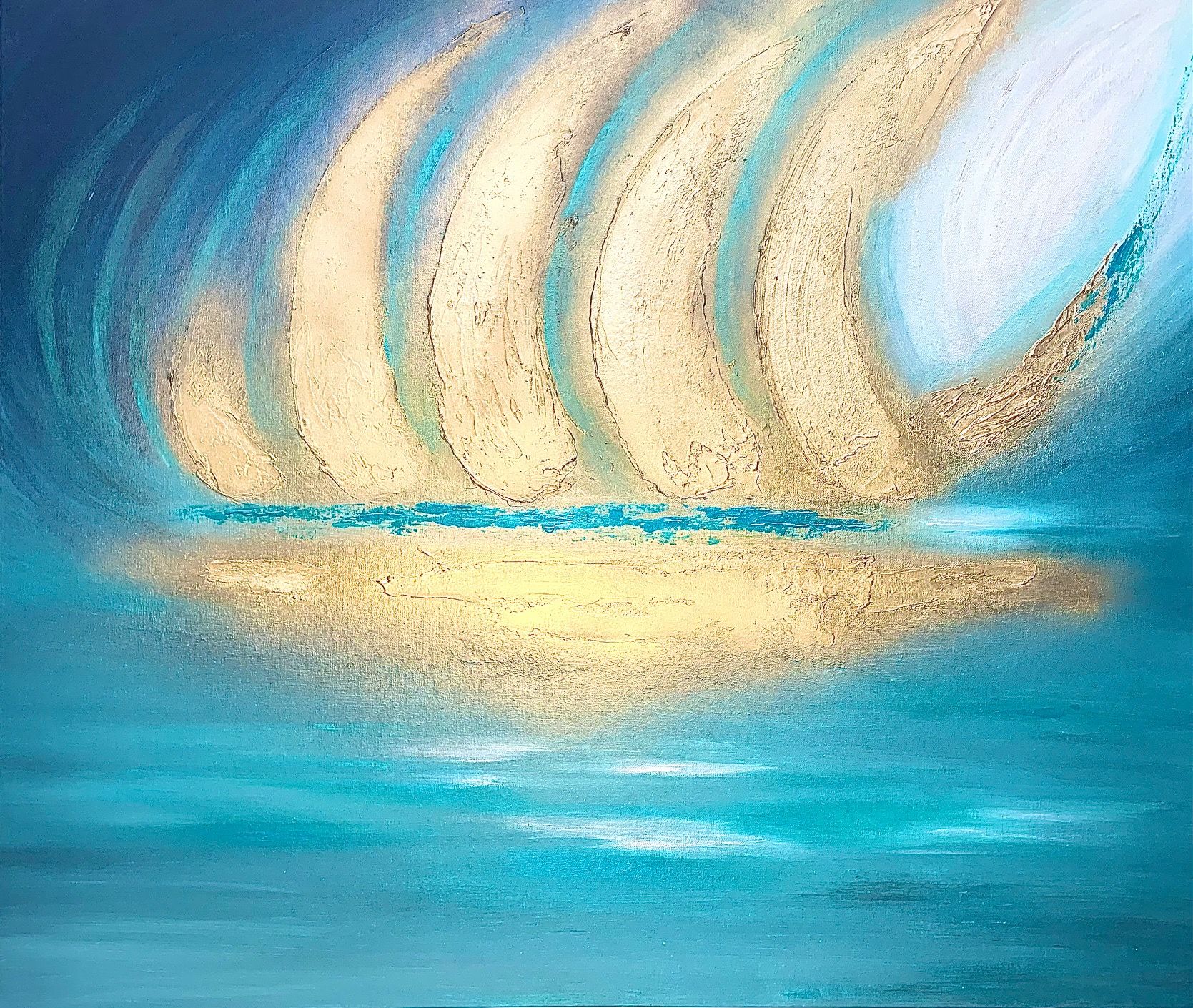 Teal Spectacular by Sarah Berger