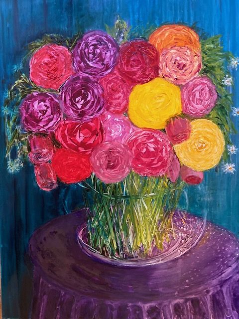 Yellow Roses by Henrietta Caledon