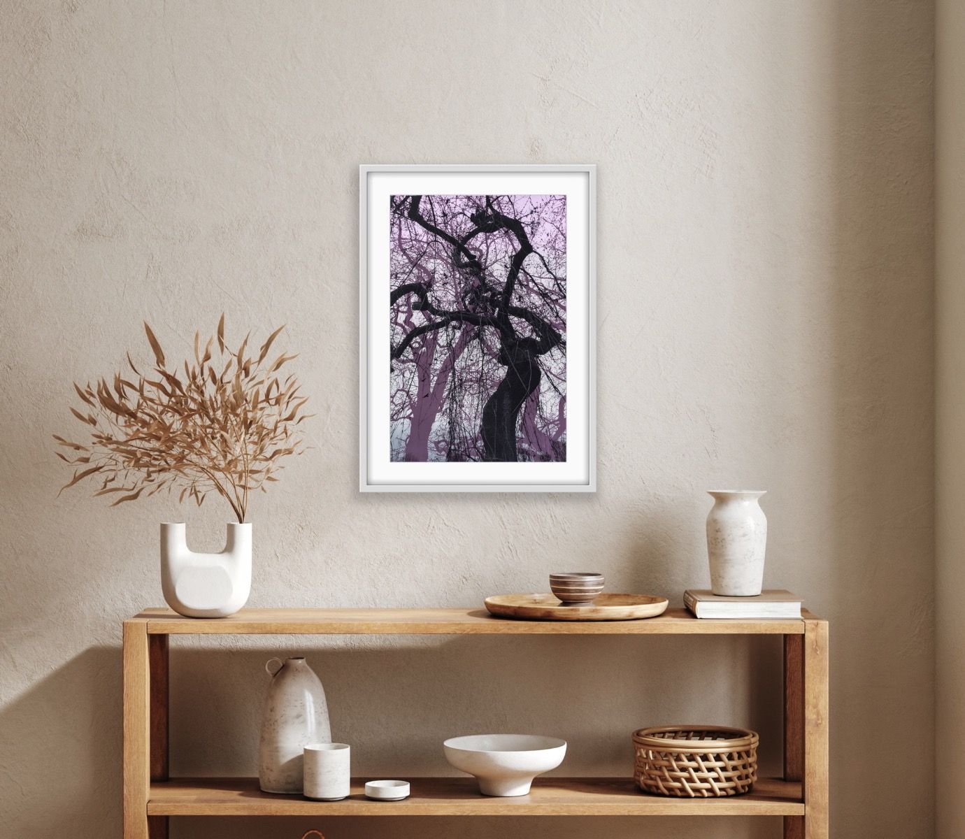 Branches Purple by Fiona Hamilton - Secondary Image