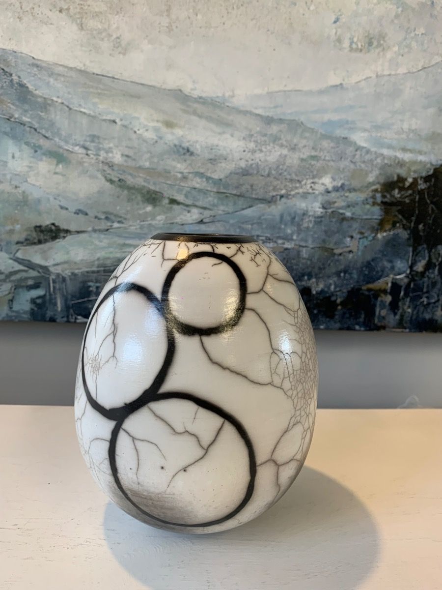 Naked Raku XIV by Tamsin Levene