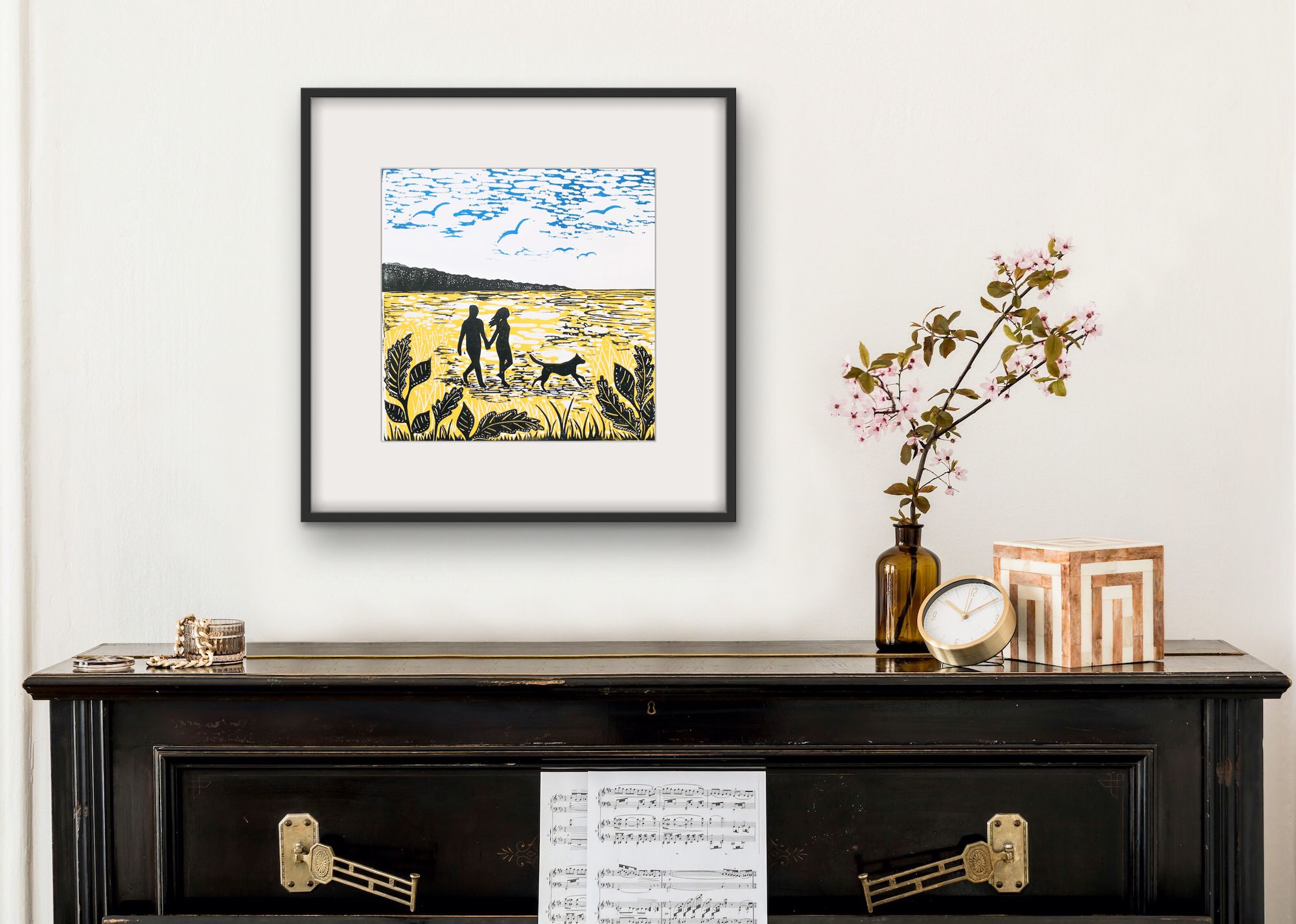 Walking the dog on Holkham beach by Joanna Padfield - Secondary Image