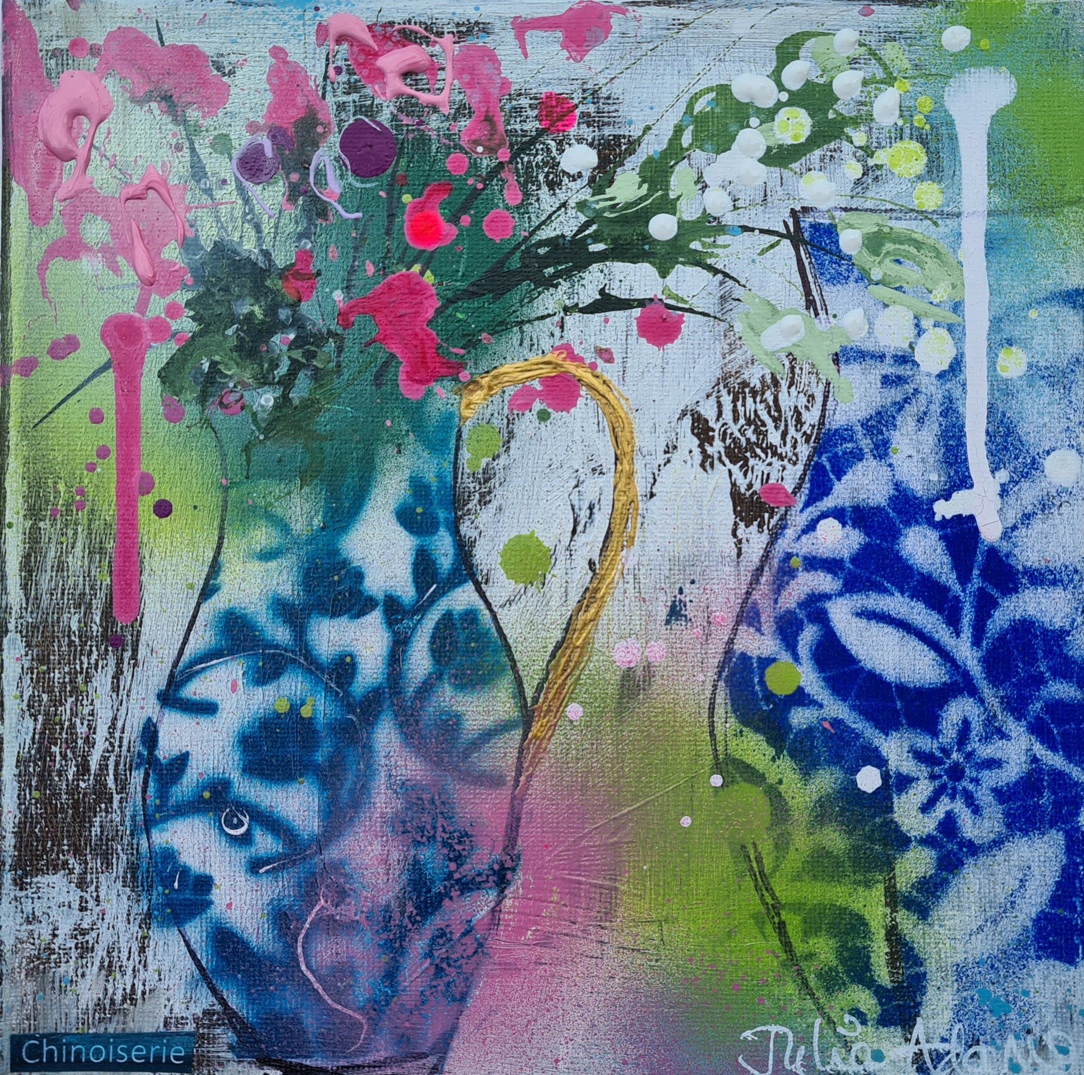 Chinoiserie II by Julia Adams