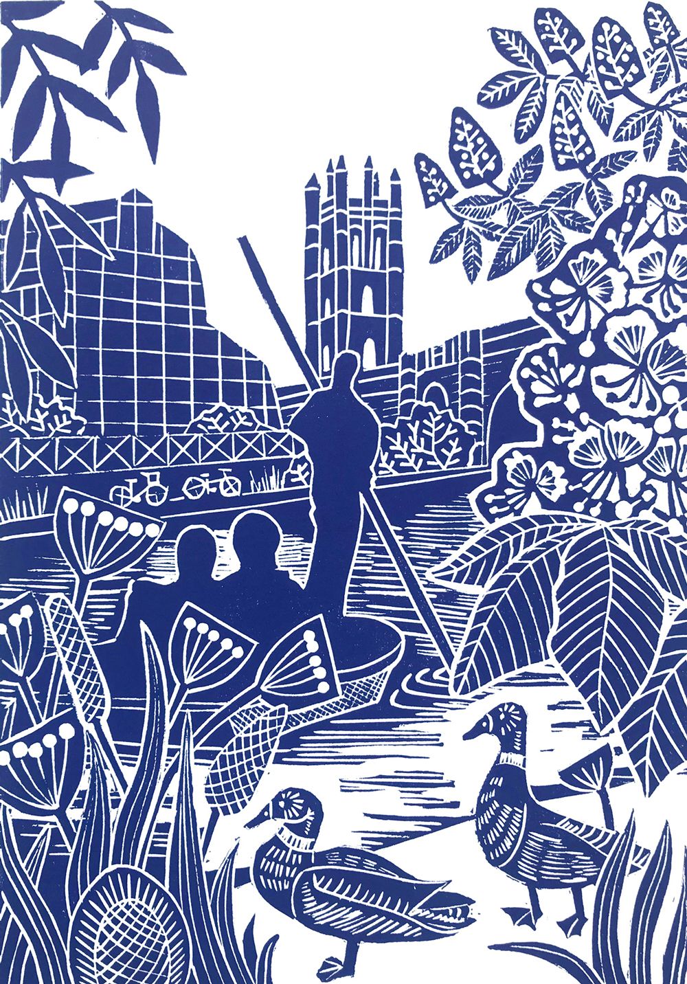 Punting at Oxford by Kate Heiss