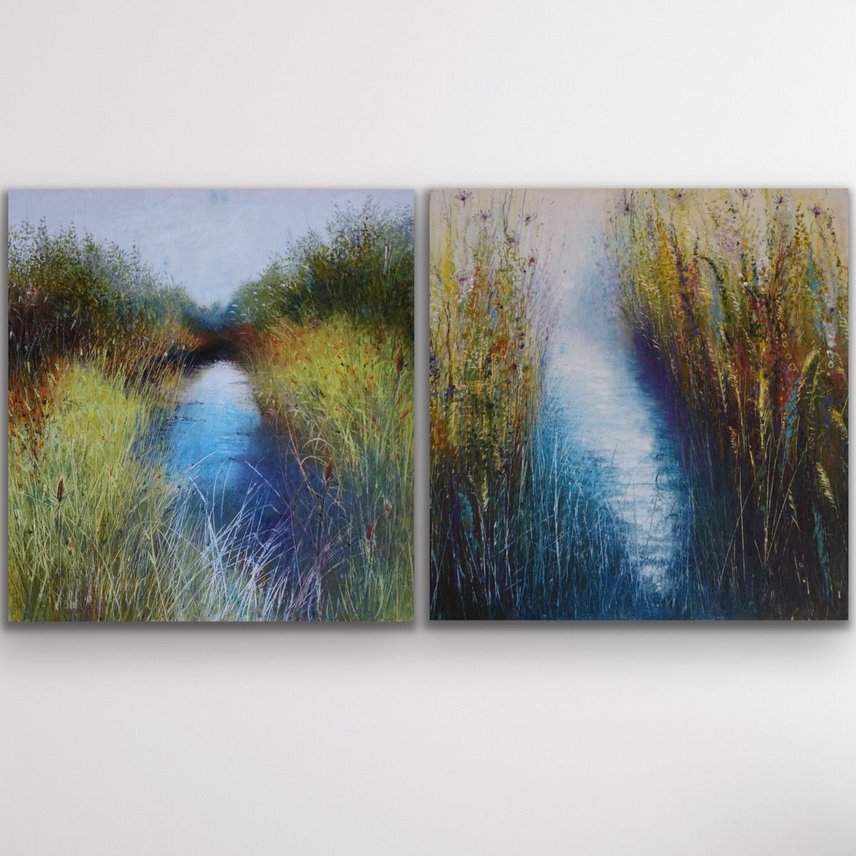 Where the Water Calms and Morning Light by Lyz Gardner