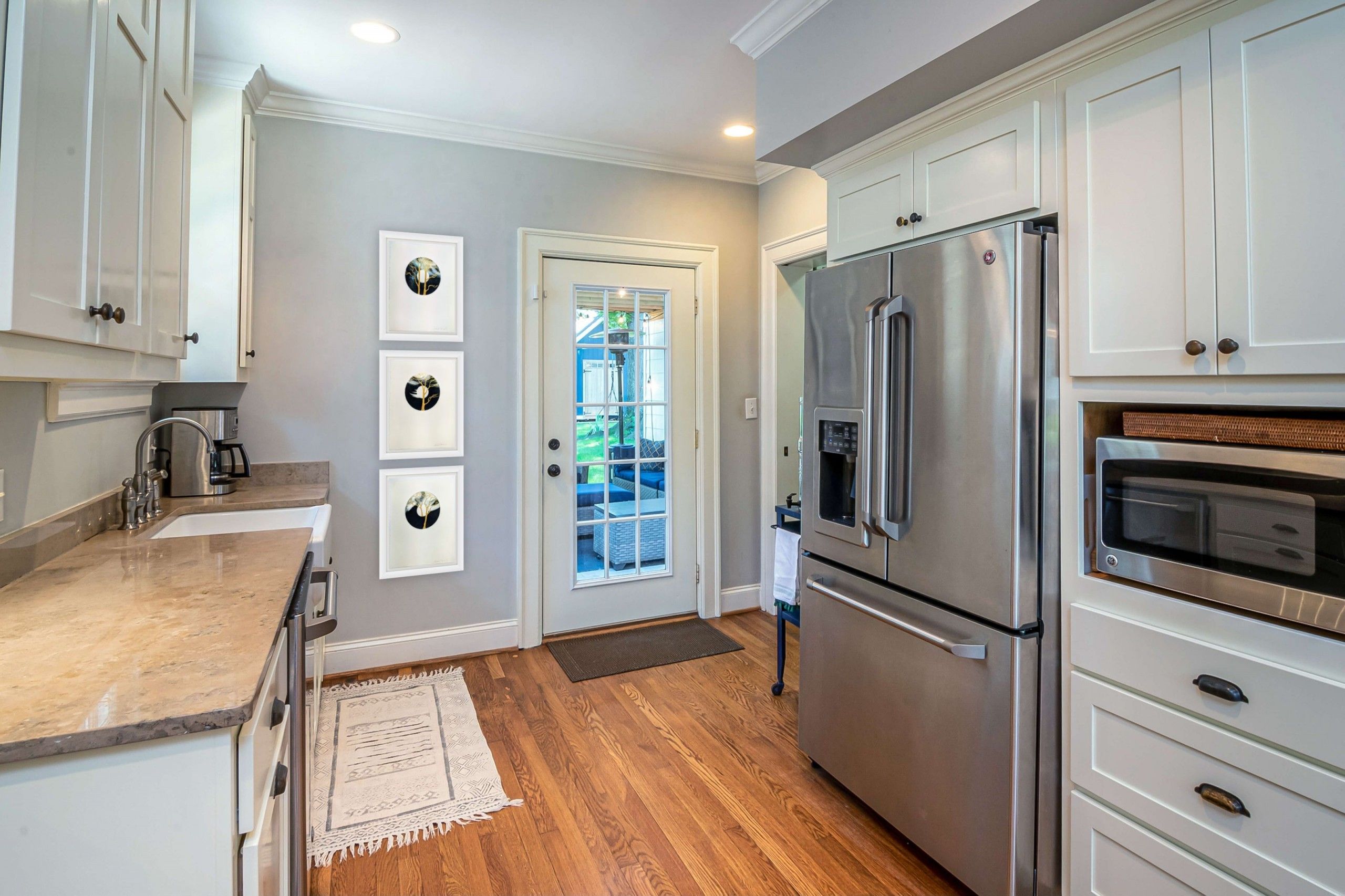 Circle of Life series Monoprint IV by Lorraine Thorne - Secondary Image