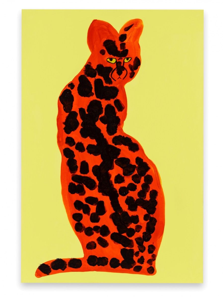 Yellow Serval by Lucie Sheridan