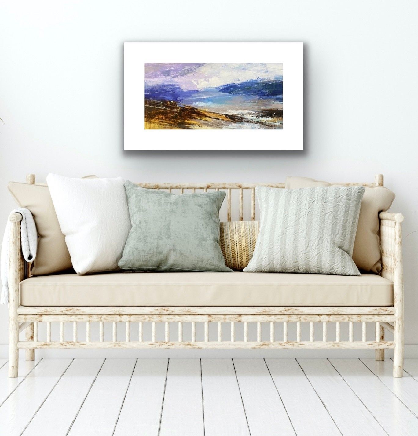 Shoreline Sky with Indigo by Luisa Holden - Secondary Image