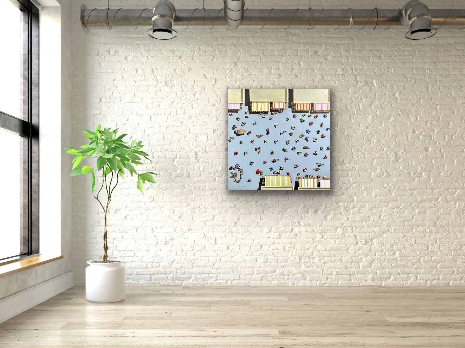 Market at Noon by Ali Mourabet - Secondary Image