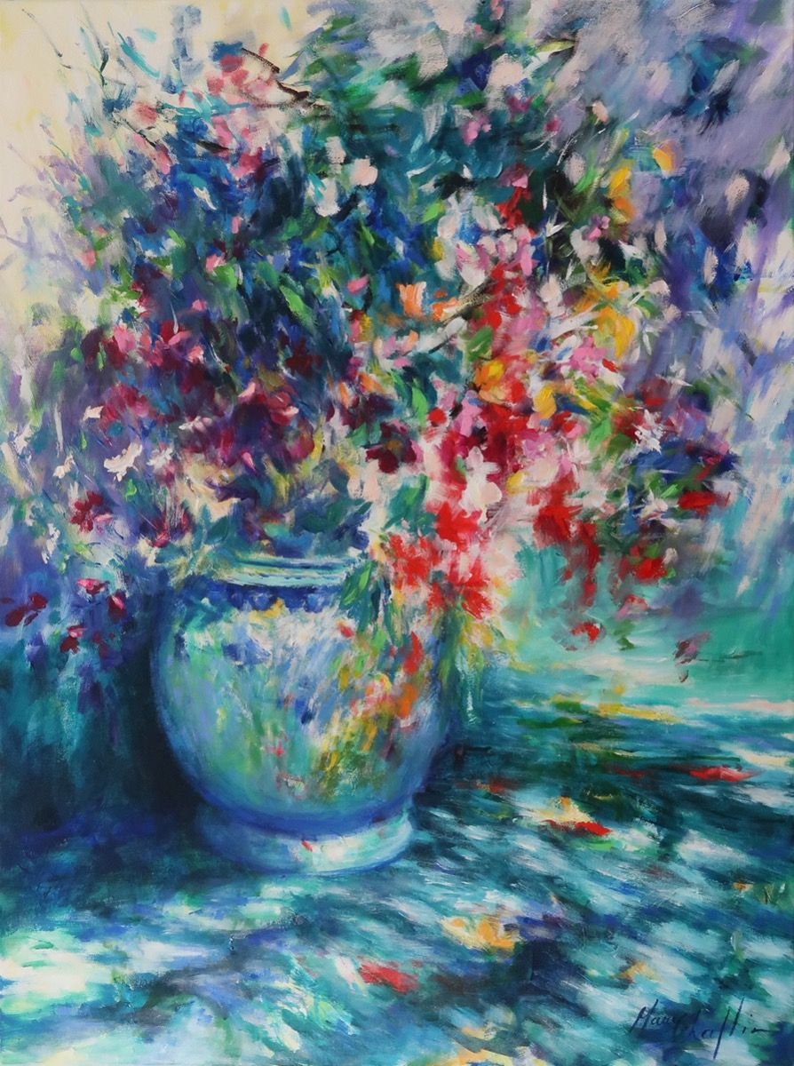 A Ray of Sunshine in Giverny (At Claude Monet's House) by Mary Chaplin