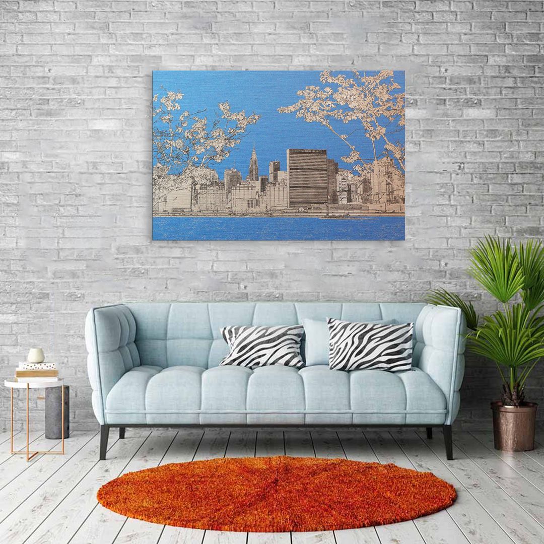 Chrysler Building and United Nations by Michael Wallner - Secondary Image